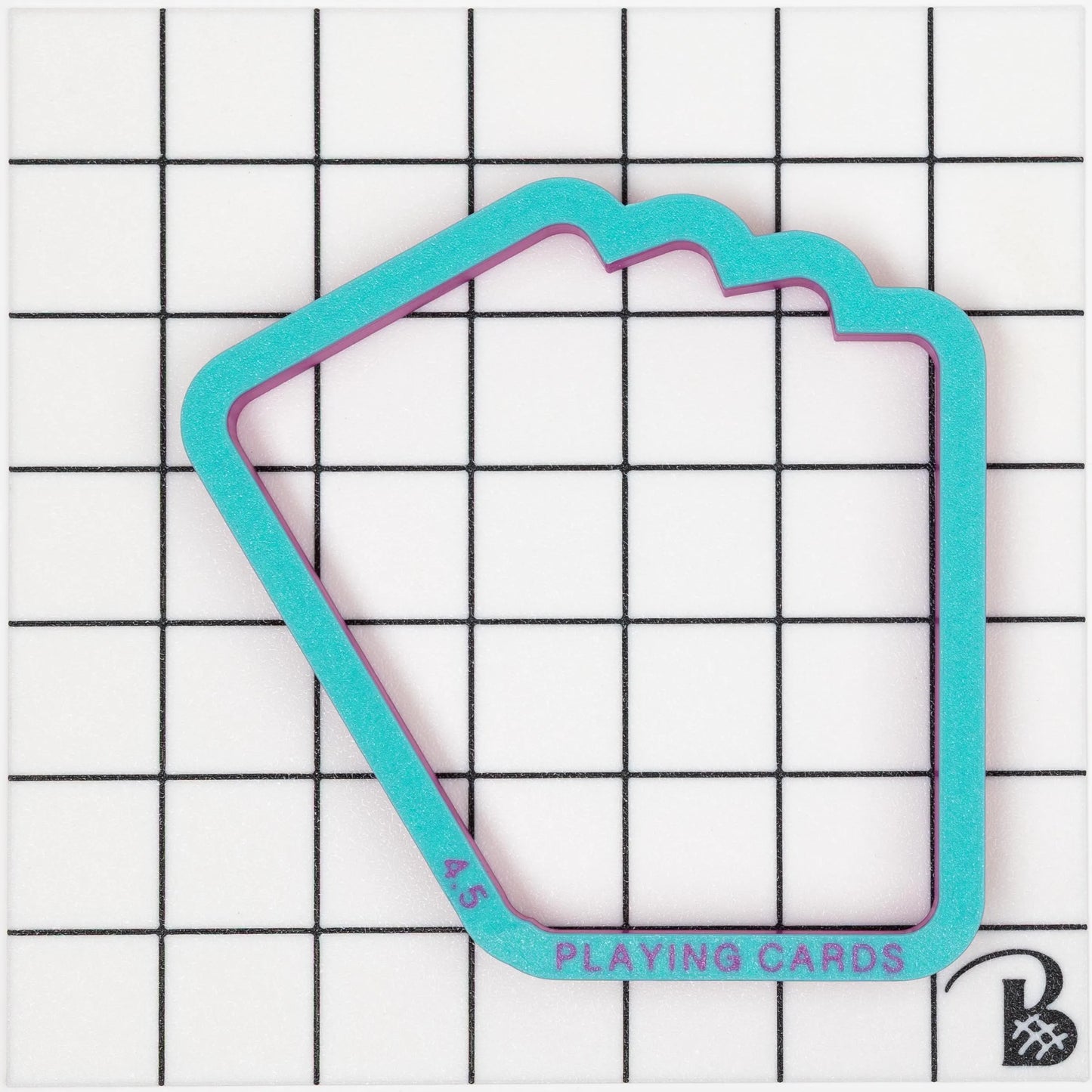 Playing Cards Cookie Cutter (optional stencil)