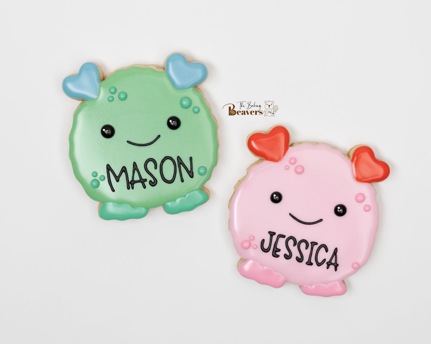 Cute Valentine Love Monster Cookie Cutter