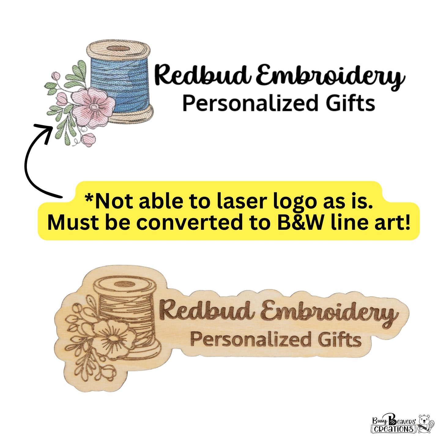 Custom LOGO Laser Engraved Wooden Plaque